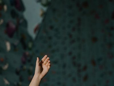 Abstract shadows of leaves on a gym wall